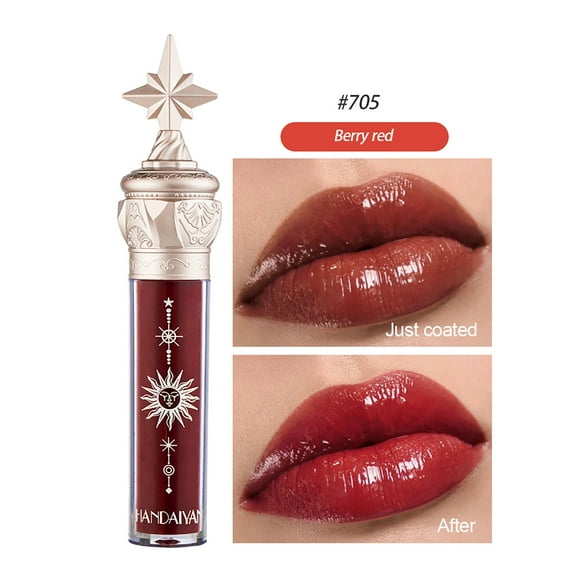 Mirror Lip Glaze, Moisturizing Lip Gloss, Long-Lasting Water Film Lip Shine, Thin Texture Hydrating Lip Makeup