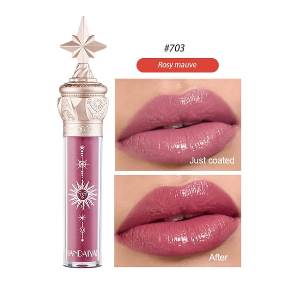 Mirror Lip Glaze, Moisturizing Lip Gloss, Long-Lasting Water Film Lip Shine, Thin Texture Hydrating Lip Makeup