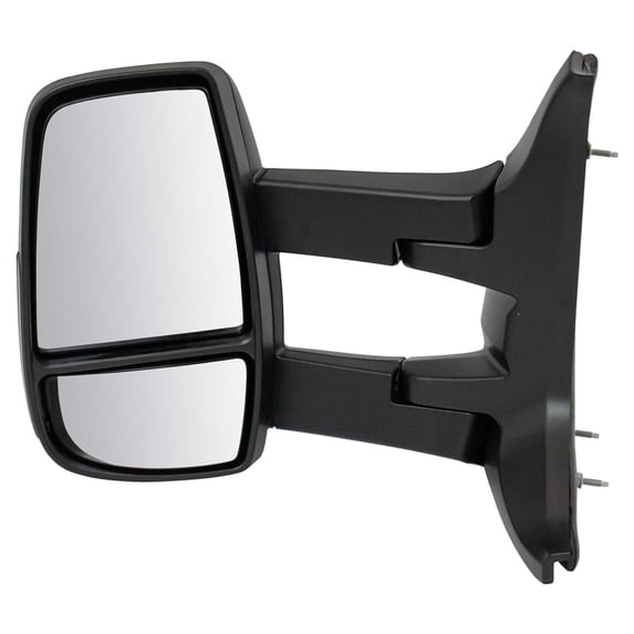 Mirror Long Arm Manual Textured Black LH Side for Transit High & Medium Roof MRA08684 Fits select: 2015-2019 FORD TRANSIT