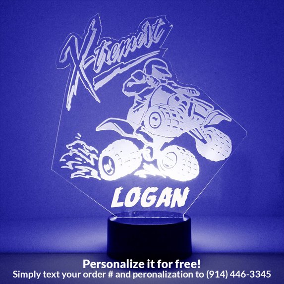 Mirror Magic Store 4 Wheeler Color Changing Personalized LED Light with Remote Control
