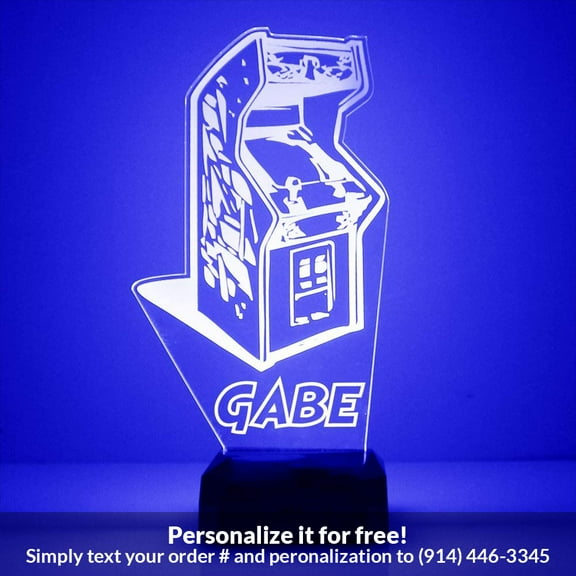 Mirror Magic Store Arcade Game Color Changing Personalized LED Light with Remote Control