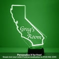 thumbnail image 1 of Mirror Magic Store California State Color Changing Personalized LED Light with Remote Control, 1 of 8