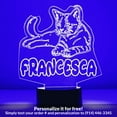 thumbnail image 1 of Mirror Magic Store Cat Color Changing Personalized LED Light with Remote Control, 1 of 8