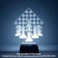 thumbnail image 1 of Mirror Magic Store Chess Board Color Changing Personalized LED Light with Remote Control, 1 of 8