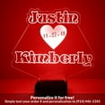 thumbnail image 1 of Mirror Magic Store Couples Custom Names Color Changing Personalized LED Light with Remote Control, 1 of 8