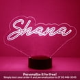 thumbnail image 1 of Mirror Magic Store Custom Name - Blue Sign Outline Font Color Changing Personalized LED Light with Remote Control, 1 of 8