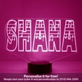 thumbnail image 1 of Mirror Magic Store Custom Name - Music Font Color Changing Personalized LED Light with Remote Control, 1 of 8