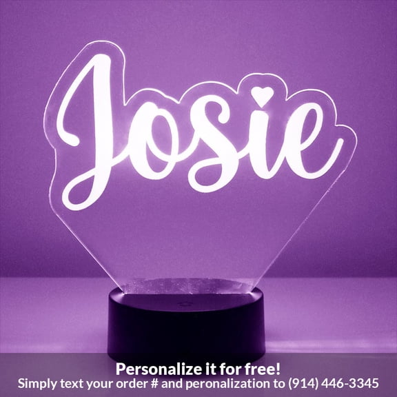 Mirror Magic Store Custom Name - Style 19 Color Changing Personalized LED Light with Remote Control