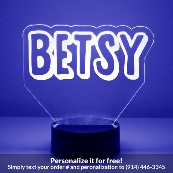Mirror Magic Store Custom Name - Style 24 Color Changing Personalized LED Light with Remote Control