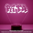 thumbnail image 1 of Mirror Magic Store Custom Name - Style 27 Color Changing Personalized LED Light with Remote Control, 1 of 8