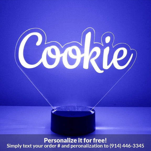 Mirror Magic Store Custom Name - Style 32 Color Changing Personalized LED Light with Remote Control