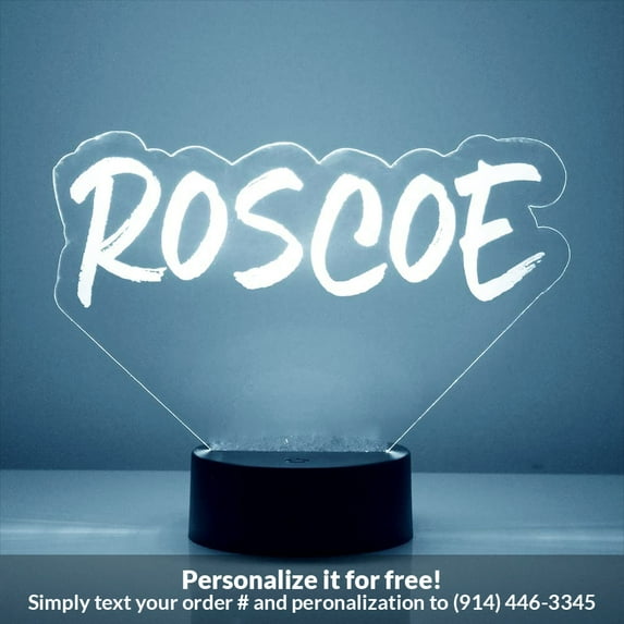 Mirror Magic Store Custom Name - Style 40 Color Changing Personalized LED Light with Remote Control