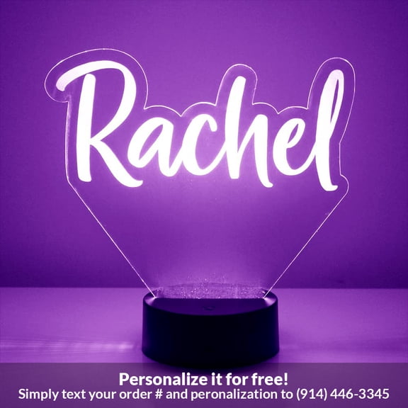Mirror Magic Store Custom Name - Style 41 Color Changing Personalized LED Light with Remote Control