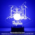 thumbnail image 1 of Mirror Magic Store Drums Color Changing Personalized LED Light with Remote Control, 1 of 8