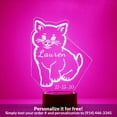 thumbnail image 1 of Mirror Magic Store Kitten Color Changing Personalized LED Light with Remote Control, 1 of 8