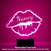 Mirror Magic Store Lips Color Changing Personalized LED Light with Remote Control