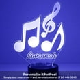 thumbnail image 1 of Mirror Magic Store Music Notes Color Changing Personalized LED Light with Remote Control, 1 of 8