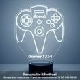 thumbnail image 1 of Mirror Magic Store N64 Controller Color Changing Personalized LED Light with Remote Control, 1 of 8