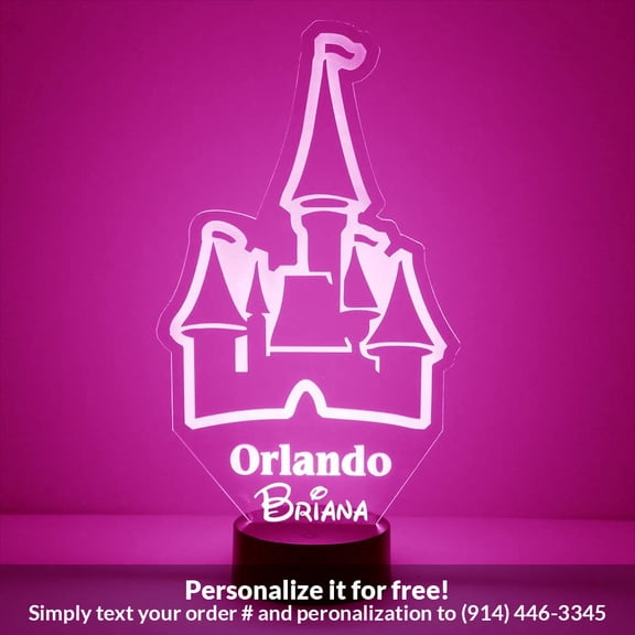 Mirror Magic Store Orlando Color Changing Personalized LED Light with Remote Control