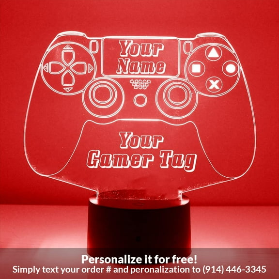 Mirror Magic Store PS4 Controller Color Changing Personalized LED Light with Remote Control