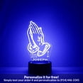 thumbnail image 1 of Mirror Magic Store Praying Hands Color Changing Personalized LED Light with Remote Control, 1 of 8