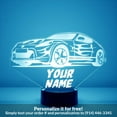 thumbnail image 1 of Mirror Magic Store Race Car Color Changing Personalized LED Light with Remote Control, 1 of 8