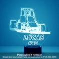 thumbnail image 1 of Mirror Magic Store Racecar Color Changing Personalized LED Light with Remote Control, 1 of 8