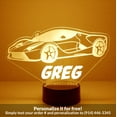 thumbnail image 1 of Mirror Magic Store Sporty Car Color Changing Personalized LED Light with Remote Control, 1 of 8