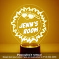 thumbnail image 1 of Mirror Magic Store Sun Color Changing Personalized LED Light with Remote Control, 1 of 8