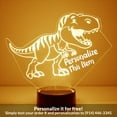 thumbnail image 1 of Mirror Magic Store T-Rex Color Changing Personalized LED Light with Remote Control, 1 of 8