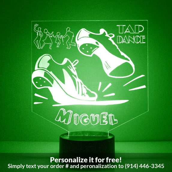Mirror Magic Store Tap Dance Color Changing Personalized LED Light with Remote Control
