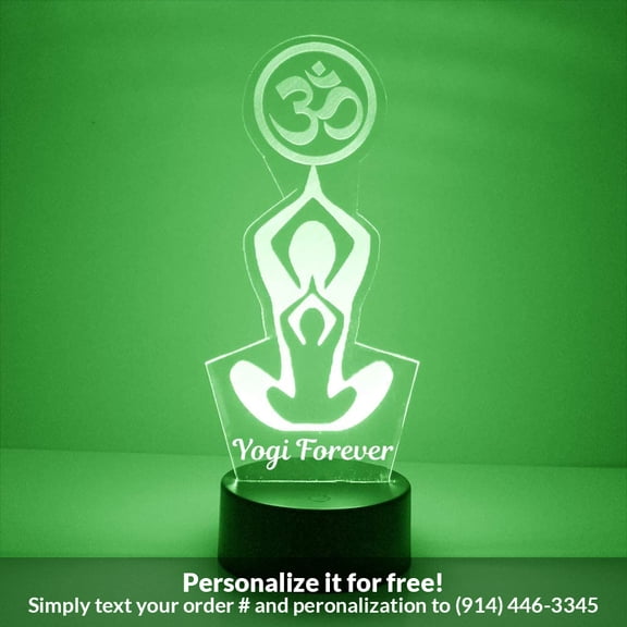 Mirror Magic Store Yoga/Meditation Color Changing Personalized LED Light with Remote Control