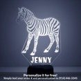 thumbnail image 1 of Mirror Magic Store Zebra Color Changing Personalized LED Light with Remote Control, 1 of 8