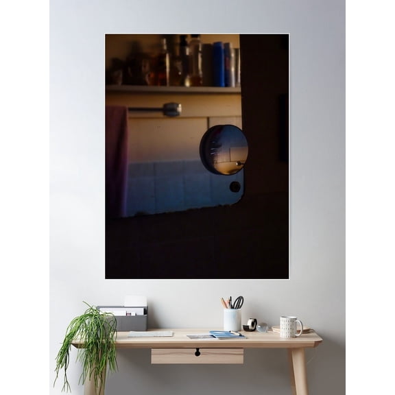 Mirror - Magnified Poster Wall Art, Modern Wall Decor For Living Room Bedroom, 24x36 UNFRAMED