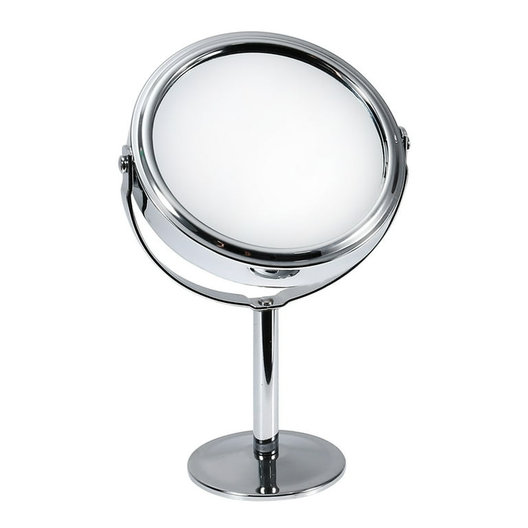 Mirror Magnifying Makeup Travel Mirror Standing Portable Bathroom Small Face Mirrors Swivel Vanitystand Girls