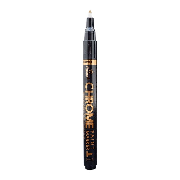 Mirror Metallic Marker Pen Copper 0.7mm 3ml High Gloss for Restoring Faded Inscriptions on Metal Stone Glass DIY Art Long Lasting