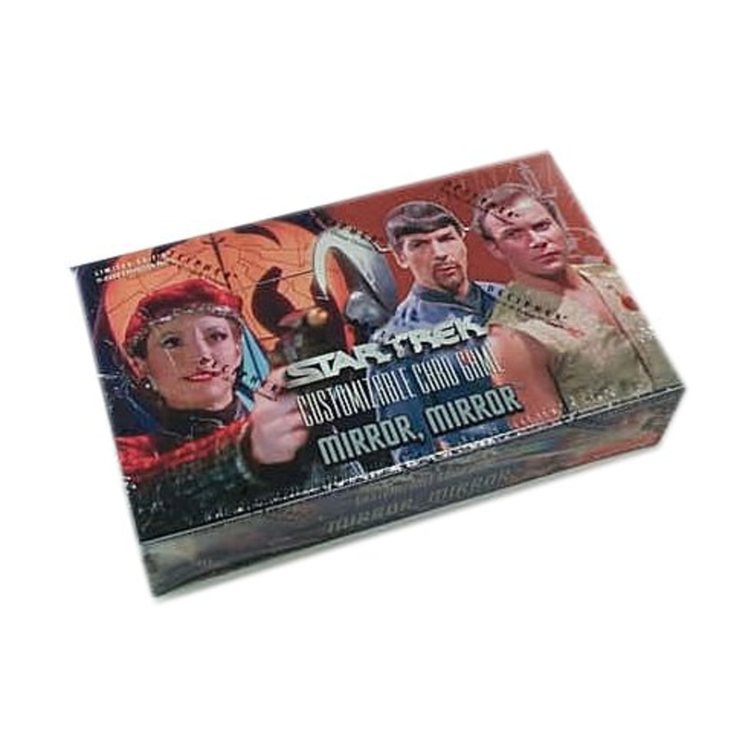 star trek booster box 1996 Star Trek The Card Game CCG Booster Card Box 36 Pack Fleer Factor —  TvMovieCards.com main image 0
