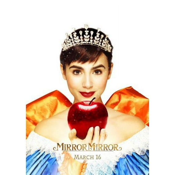 Mirror Mirror Movie poster Metal Sign 8inx 12in Print on Metal 8x12 Square Adults Best Posters