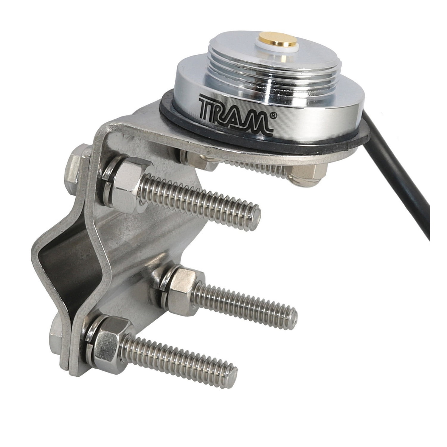 Tram Connector Tram Stainless Steel Double-Groove NMO Mirror Mount with 17-Ft. Cable ...