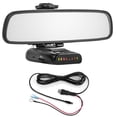 thumbnail image 1 of Mirror Mount + Direct Wire for Uniden Radar Detectors - DFR7 R3 R4 R7 R8 (4001209), 1 of 4