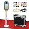 thumbnail image 1 of Mirror Photo Booth with 15.6" Touch Screen and RGB Lights, Portable DSLR Photo Booth Machine with Mini PC, Professional Photo Booth for Wedding, Party, Event, Rental (White), 1 of 14