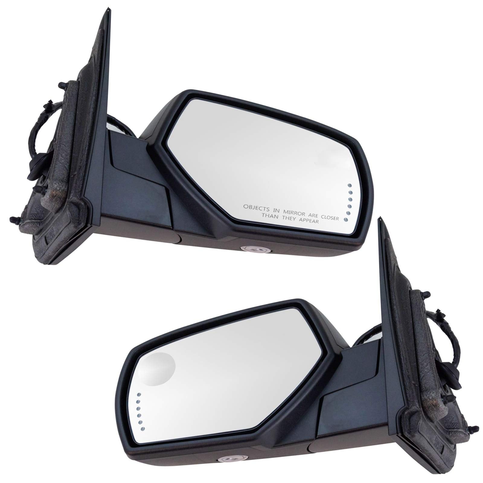 Mirror Power Folding Heated Memory Puddle Signal Textured Pair - Foto 3