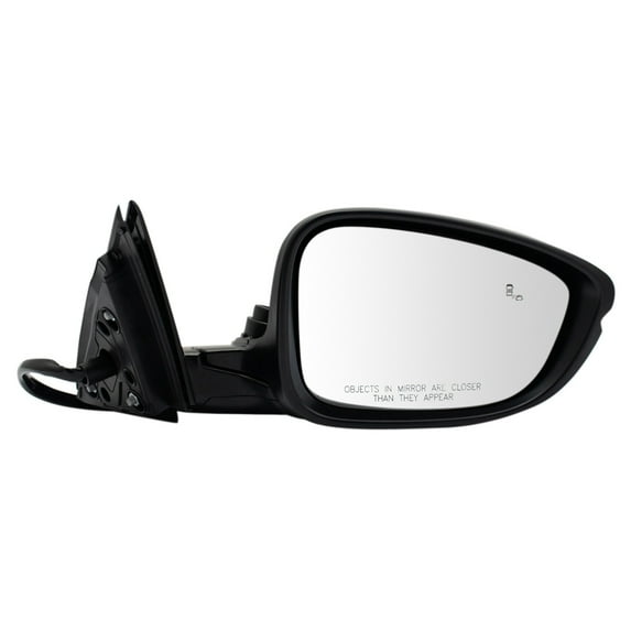 TRQ Passenger Side Mirror Power Heated Paint to Match with Blind Spot Indicator Fits 2018-2022 Honda Accord HO1321331 HO1326103