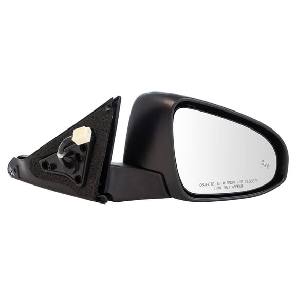 Mirror Power Heated Blind Spot Detection Smooth Black Right RH for 15 Camry New MRA06828