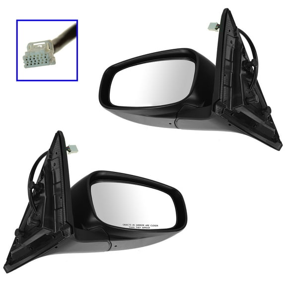 Mirror Power Heated Memory Left Right Pair for Infiniti G37 G37X Coupe MRA11015