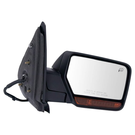 Mirror Power Heated Memory Turn Signal Puddle Light Textured Black RH Side MRA08024