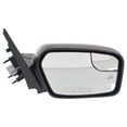 thumbnail image 1 of Mirror Power Heated Puddle Lamp Blind Spot Detection Gloss Black PTM Right Fits select: 2011-2012 FORD FUSION SE, 2011 MERCURY MILAN PREMIER, 1 of 6