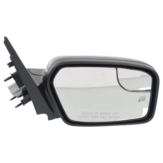 Mirror Power Heated Puddle Lamp Blind Spot Detection Gloss Black PTM Right Fits select: 2011-2012 FORD FUSION SE, 2011 MERCURY MILAN PREMIER