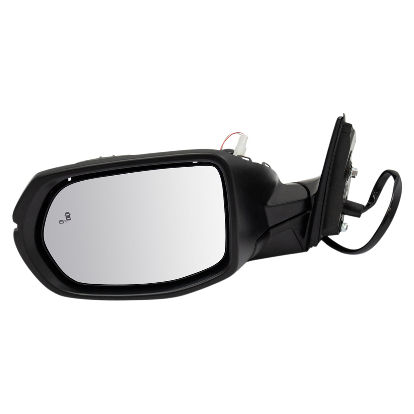TRQ Driver Side Mirror Assembly Power Heated Turn Signal Blind Spot Paint to Match Fits 2017-2022 Honda CR-V North America Built Models