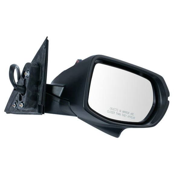 TRQ Passenger Side Mirror Assembly Power Heated Camera Turn Signal Paint to Match Smooth Black Foldaway Fits 2016-2018 Honda HR-V EX 2016-2018 HR-V EX-L